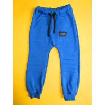 Arex, ČR Tepláky s manžetou se sklady a nášivkou 2 Barva: denim, Velikost: 122