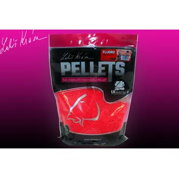 LK Baits Fluoro Pellets Wild Strawberry 1kg, 2mm