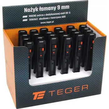 Pracovní nůž Lámací nůž, čepel 9mm z oceli SK2 v pouzdře z ABS plastu