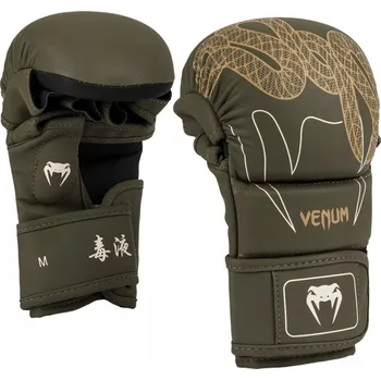 Bojový sport MMA sparingové rukavice venum Serpenti S ČERNÉ