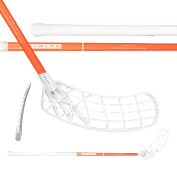 Florbal SALMING Nitrolite Trident F30 JR Coral/White 82(93 L) - 82 (93) cm/Levá ruka dole