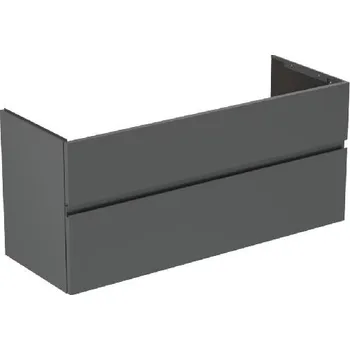 Koupelnový nábytek Ideal Standard Finesse - Umyvadlová skříňka, 120x44x55 cm, 2 zásuvky, matný antracit E3385Y2