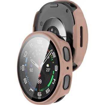 Pouzdro na mobilní telefon Pouzdro s vestavěným sklem Bizon pro Samsung Galaxy Watch 8 40 mm pouzdro