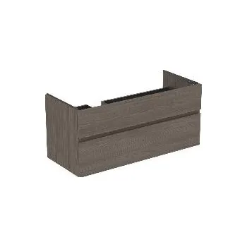 Nábytek Ideal Standard Finesse - Umyvadlová skříňka 120x51x55 cm, 2 zásuvky, Dark Elm E3447UR