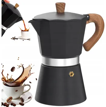 Kávovar Moka konvička 300 ml s ergonomickou rukojetí a bezpečnostním ventilem na kávu