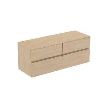 Koupelnový nábytek Ideal Standard Finesse - Umyvadlová skříňka, 140x51x56 cm, 4 zásuvky, bílý dub E3441US