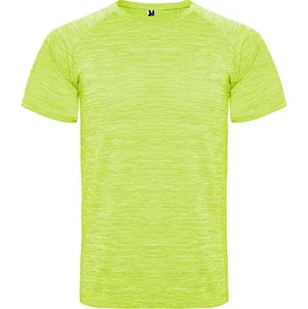 Pánské tričko Roly Austin Pánské funkční tričko CA6654 Heather Fluor Yellow 249 XL