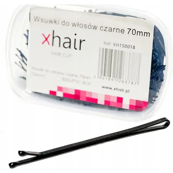 Dlouhé vlásenky xhair černé pro úpravu vlasů, sponky na drdoly a účesů