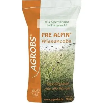 Krmivo pro koně AGROBS - Pre Alpin Wiesencobs - Granulované seno 20 kg