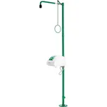 Kombinovaná bezpečnostní sprcha se záchytnou miskou a krytem, zelená, k podlaze, BR 838085/75 l