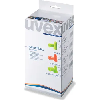 Špunt do uší Sada k doplnění dávkovače pro špunty do uší uvex com4-fit, SNR 37, oranžová, BJ = 300 párů