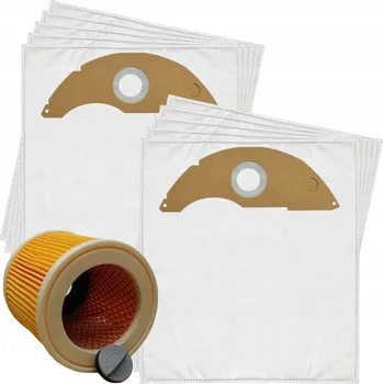 Sáček do vysavače 10x SÁČKY DO VYSAVAČE KARCHER NT 22/1 Ap NT 22/1 Ap Te + ZESÍLENÝ FILTR