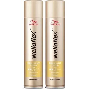 Stylingový přípravek Wellaflex Brilliant Colours Lak na vlasy 2x250ml