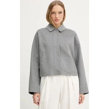 Dámský kabát Vlněný kabát BOSS Cafeta_DF 50543170 šedá 90X, vel. 40