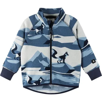 Dívčí oblečení REIMA Dětský fleecový svetr Ornament Navy Velikost (od výrobce): 92