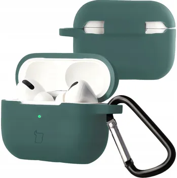 Pouzdro na mobilní telefon Silikonové Pouzdro Bizon s karabinou pro AirPods Pro 2, pouzdro, kryt