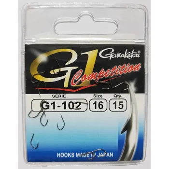 Rybářský háček Háček Gamakatsu 16 s otřepem, 15 ks