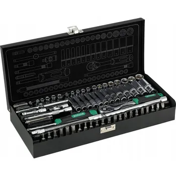 Gola sada STALCO SADA NÁSTRČNÝCH KLÍČŮ S RAČNOU 1/4" 67 DÍLŮ V KOVOVÉM KUFRU