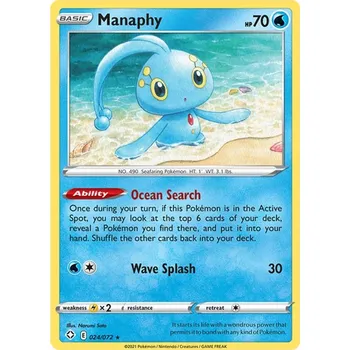 Sběratelská karetní hra Manaphy 024/072 - Shining Fates Typ karty: Reverse Holo