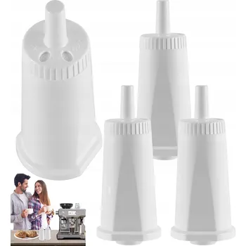 Filtr do kávovaru 4 KUSY Uhlíkový filtr do vody pro kávovary SAGE BES008 SADA