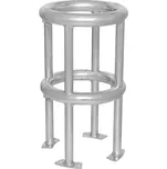 Nájezdová ochrana trubky 360°, z žárově zinkované oceli, dvoudílná