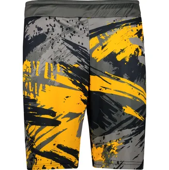 Pánské funkční šortky premium ALTISPORT VOJ/ALM014KRA01 ČERNOŽLUTÁ L