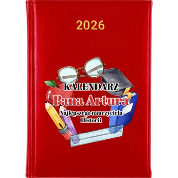 Kalendář Knižní kalendář 2026 A5 červený