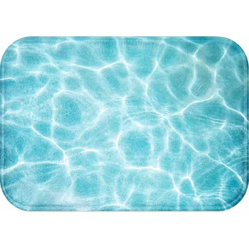 Koupelnová předložka KOUPELNOVÁ PŘEDLOŽKA PROTISKLUZOVÁ 40x60 RYCHLESCHNOUCÍ STYLOVÁ ROHOŽKA OBDÉLNÍKOVÁ