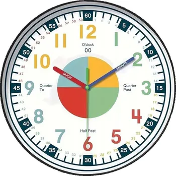 Hodiny Hodiny kulatý 30 cm s digitálním ciferníkem