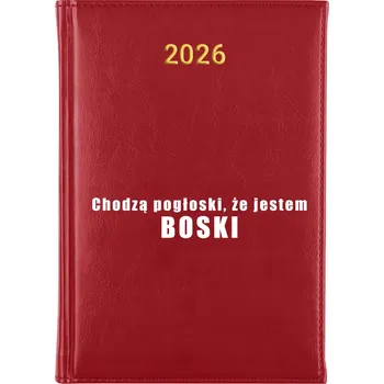 Kalendář Knižní kalendář 2026 A5 červený