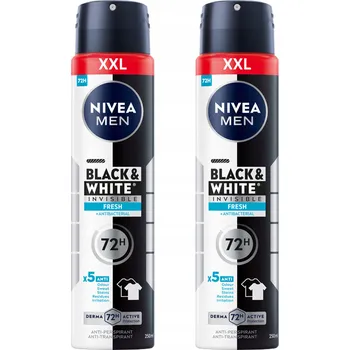 NIVEA Men Antiperspirant Black & White 2x250ml