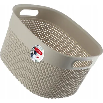 Úložný box Univerzální koš plast béžový