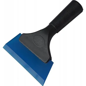 Kuchyňská stěrka STĚRKA STĚRKA, GUMOVÁ MODRÁ RUKOJEŤ z PLASTU - TRAPÉZ