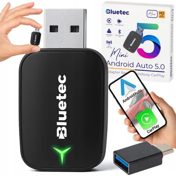 IP kamera Bezdrátový adaptér Bluetec WiFi BT 5.0 pro CarPlay/Android Auto