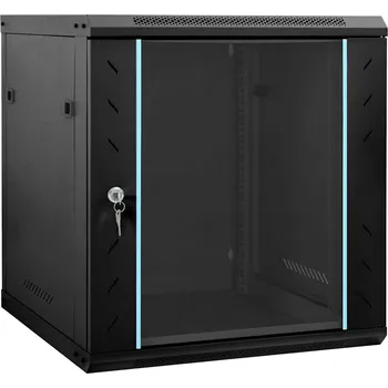 Příborník do zásuvky Síťový kabinet s úložištěm Černá 60 x 45 x 65 cm Ocel