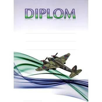 Letadlo diplom A4 č.2