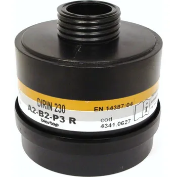 Plynová maska Kombinovaný filtr 230 A2 B2-P3 pro polomasky a celoobličejové masky 330, 607, 607 TR a SFERA