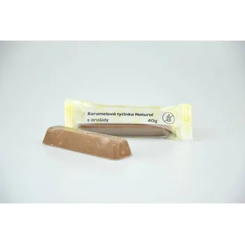 Karamelová tyčinka s arašídy bez lepku - Natural Jihlava (40g)