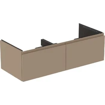 Koupelnový nábytek Ideal Standard Finesse - Umyvadlová skříňka, 120x51x37 cm, 2 zásuvky, Matt Greige E3398UP