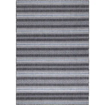 Koberec Venkovní kusový koberec Sunny 4411 black: 80x 150 cm