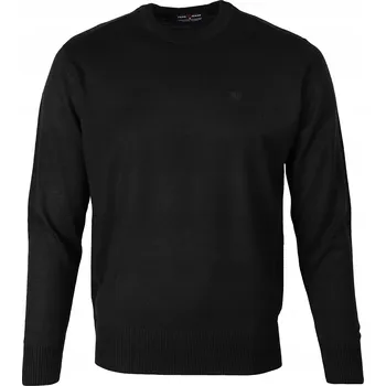 Pánský svetr Pánský svetr klasický hladký ČERNÝ L Pako Jeans