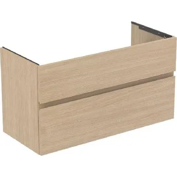 Koupelnový nábytek Ideal Standard Finesse - Umyvadlová skříňka, 100x44x55 cm, 2 zásuvky, bílý dub E3388US