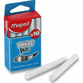 KŘÍDY MAPED BÍLÉ 10KS