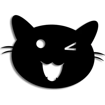 samolepka Řezaná samolepka KOČKA MRKAJÍCÍ OKEM - J and A