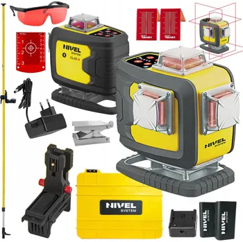 Měřící laser Křížový laser Nivel System CL4D-R s dosahem 60 m
