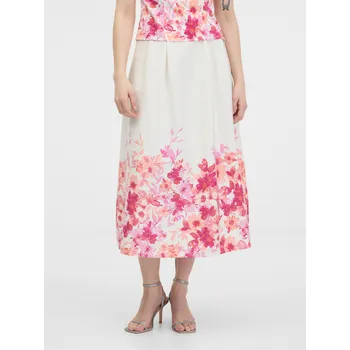 Dámská sukně Orsay Růžová dámská květovaná sukně - Dámské Orsay krémová 2855040
