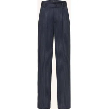 Oui Dámské Žerzejové Kalhoty, tmavě modrá / šedá, 36