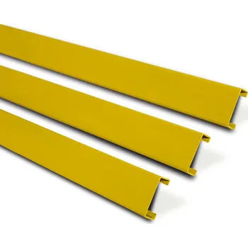 Stavební profil Nájezdový ochranný profil Safe, Š 1000 mm, typ 10-ZK, žárově zinkované, práškově lakovaný, žlutý