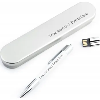 USB flash disk Flash disk MemoRabbit DS-1010 PROPISKA BÍLÁ + POUZDRO P23 + GRAVÍROVÁNÍ 1 GB USB 2.0 bílý