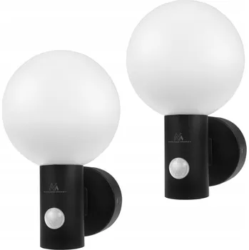 Venkovní osvětlení LED lampa s pohybovým senzorem 2ks Maclean 15W IP65 1600lm MCE515B